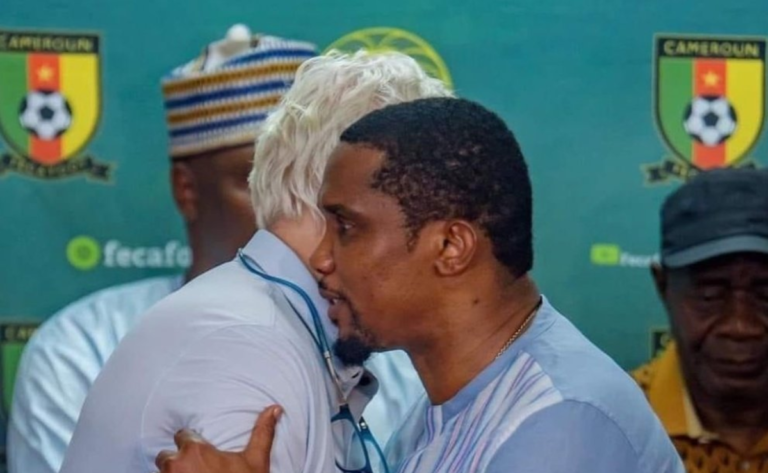 Samuel Eto’o et Marc Brys