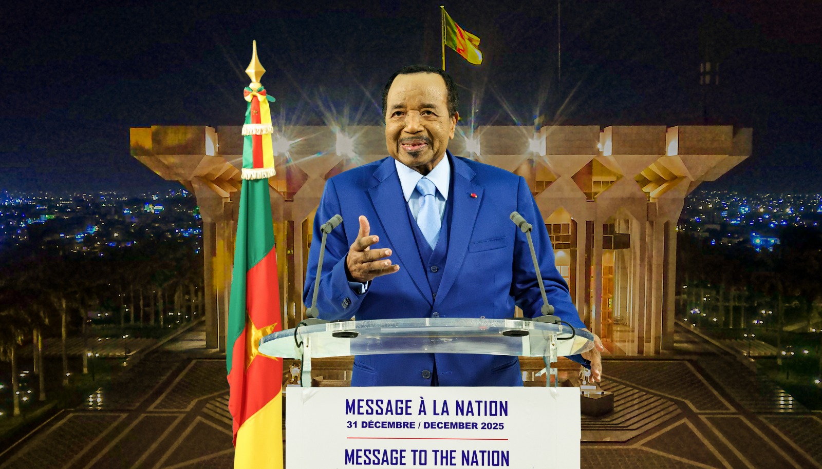 L'intégralité du message de Paul Biya à la Nation le 31 décembre 2025